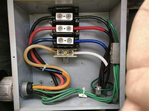 junction box to extend 100 amp ser wire|100 amp cable splicing.